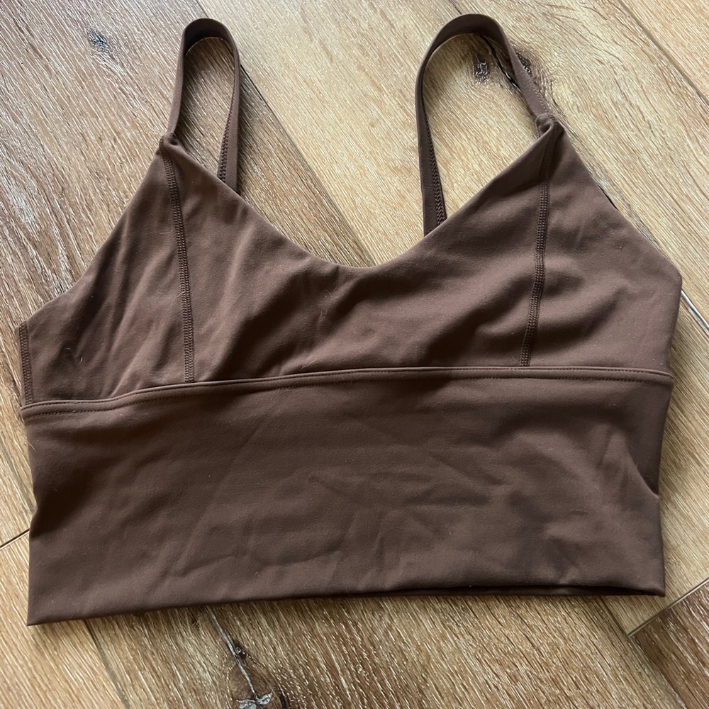 popflex brown matching sports bra